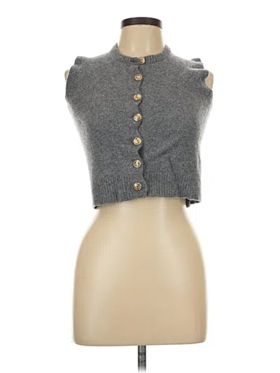 Pre-owned Zara Sweater Vest In Gray