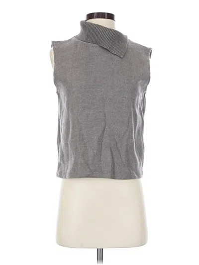 Pre-owned Zara Sweater Vest In Gray
