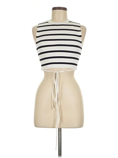 Pre-owned Zara Sweater Vest In Ivory