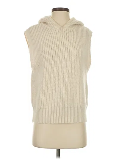 Pre-owned Zara Sweater Vest In Ivory