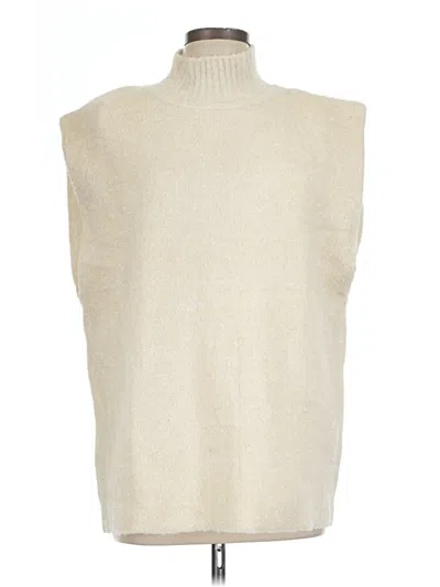 Pre-owned Zara Sweater Vest In Ivory