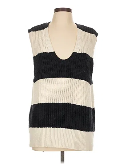 Pre-owned Zara Sweater Vest In Ivory