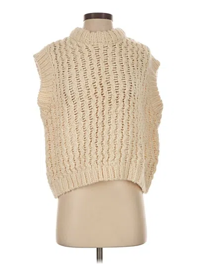 Pre-owned Zara Sweater Vest In Ivory