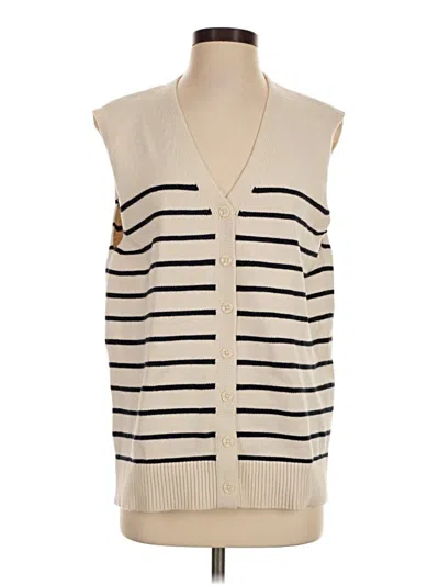 Pre-owned Zara Sweater Vest In Ivory