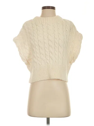 Pre-owned Zara Sweater Vest In Ivory