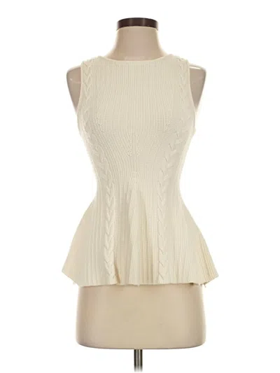 Pre-owned Zara Sweater Vest In Ivory