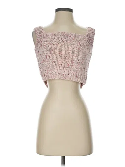 Pre-owned Zara Sweater Vest In Pink