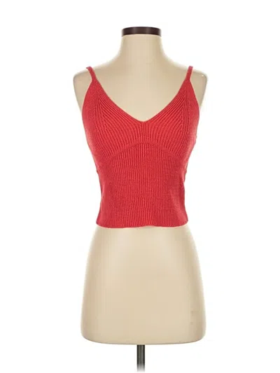 Pre-owned Zara Sweater Vest In Red