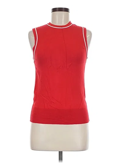Pre-owned Zara Sweater Vest In Red
