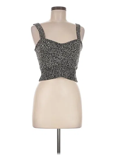 Pre-owned Zara Sweater Vest In Silver
