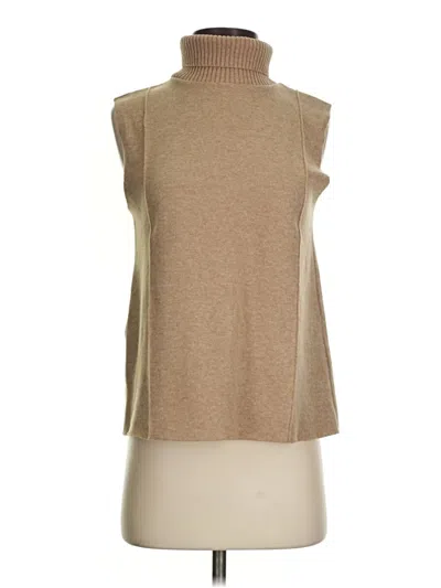 Pre-owned Zara Sweater Vest In Tan