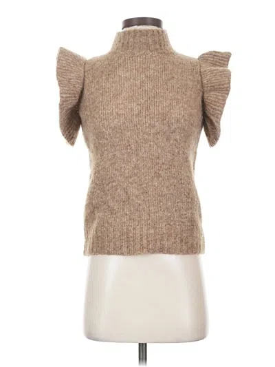 Pre-owned Zara Sweater Vest In Tan
