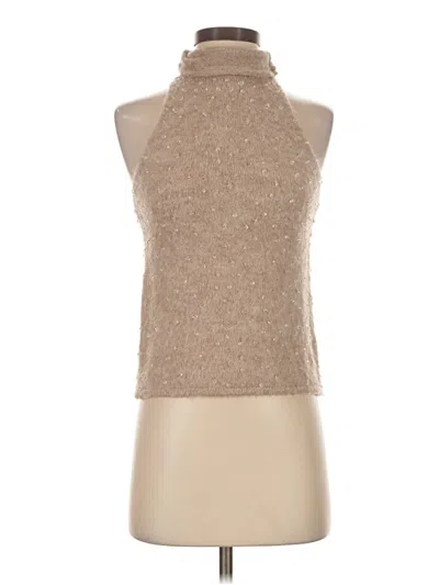 Pre-owned Zara Sweater Vest In Tan