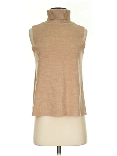Pre-owned Zara Sweater Vest In Tan