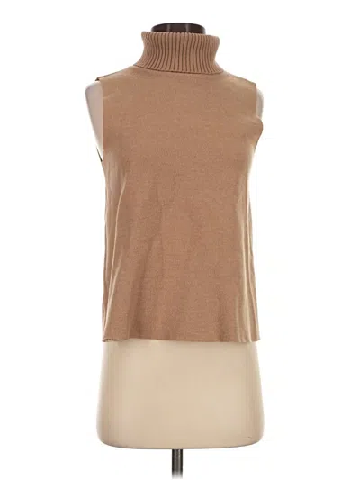 Pre-owned Zara Sweater Vest In Tan