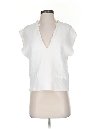Pre-owned Zara Sweater Vest In White