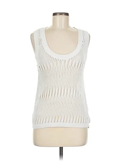 Pre-owned Zara Sweater Vest In White