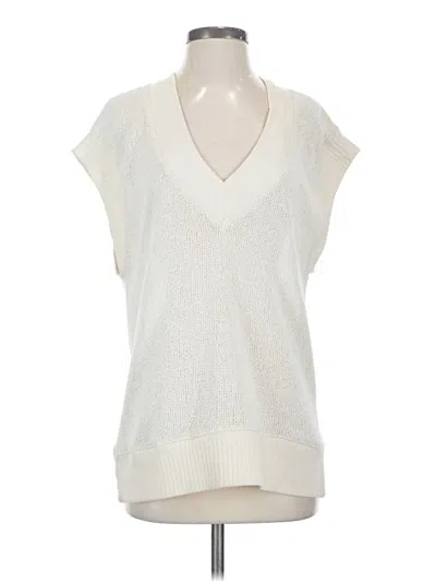 Pre-owned Zara Sweater Vest In White