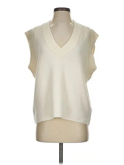 Pre-owned Zara Sweater Vest In White