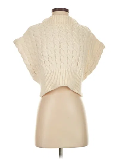 Pre-owned Zara Sweater Vest In White