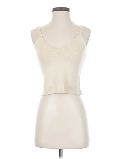 Pre-owned Zara Sweater Vest In White