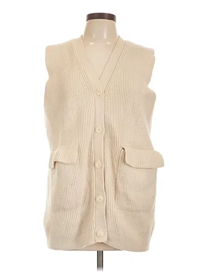 Pre-owned Zara Sweater Vest In White
