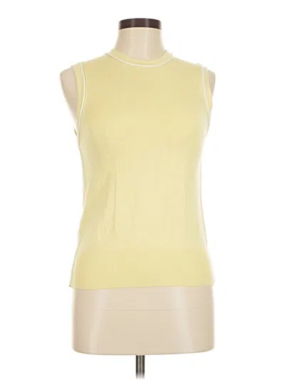 Pre-owned Zara Sweater Vest In Yellow