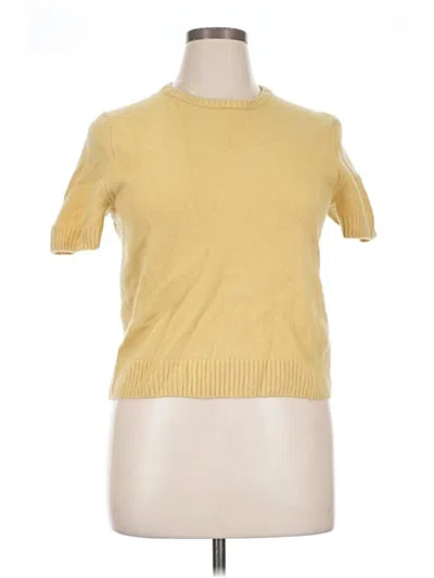 Pre-owned Zara Sweater Vest In Yellow
