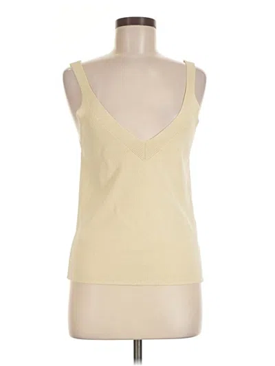 Pre-owned Zara Sweater Vest In Yellow