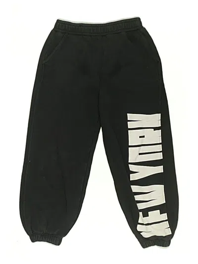 Pre-owned Zara Kids' Sweatpants In Black