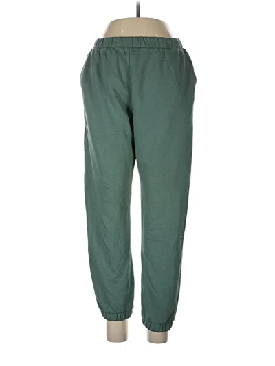 Pre-owned Zara Sweatpants In Green