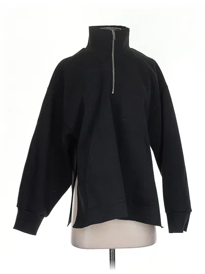 Pre-owned Zara Sweatshirt In Black