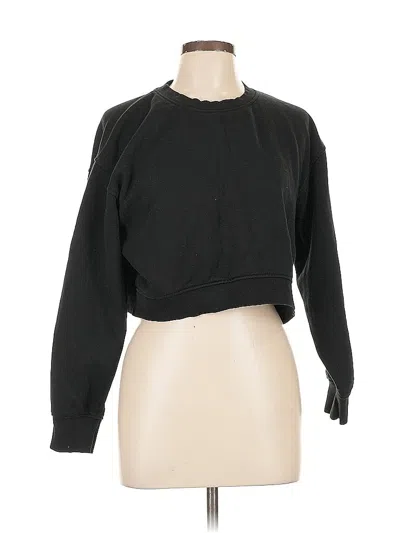 Pre-owned Zara Sweatshirt In Black