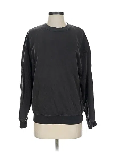 Pre-owned Zara Sweatshirt In Black