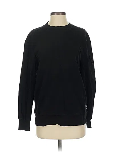 Pre-owned Zara Sweatshirt In Black