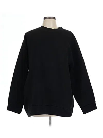 Pre-owned Zara Sweatshirt In Black