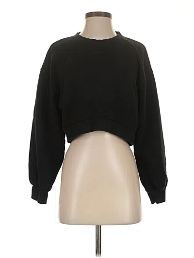 Pre-owned Zara Sweatshirt In Black