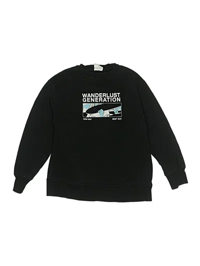 Pre-owned Zara Kids' Sweatshirt In Black