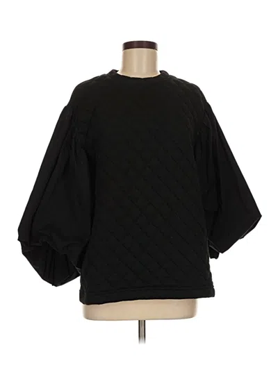 Pre-owned Zara Sweatshirt In Black