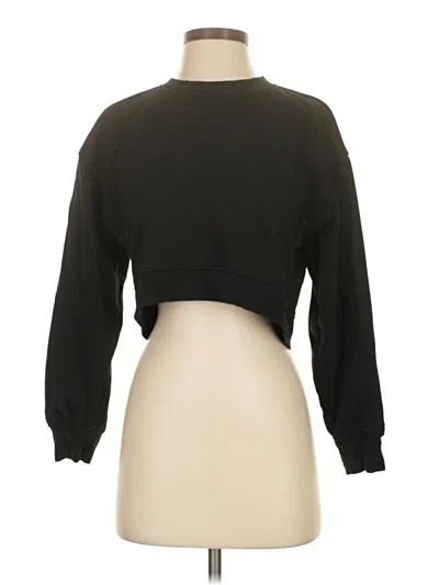 Pre-owned Zara Sweatshirt In Black