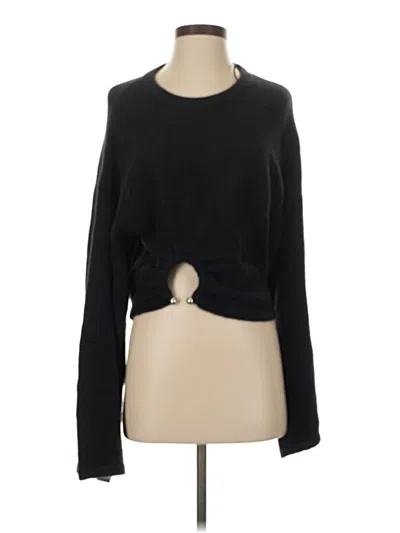 Pre-owned Zara Sweatshirt In Black