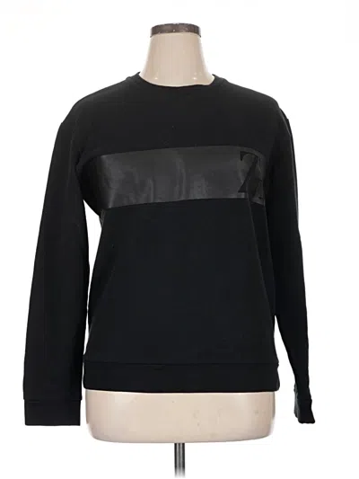 Pre-owned Zara Sweatshirt In Black