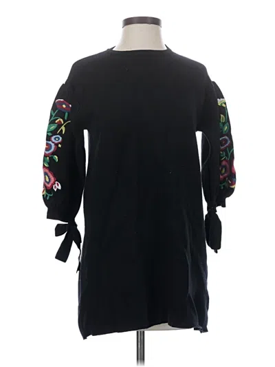 Pre-owned Zara Sweatshirt In Black