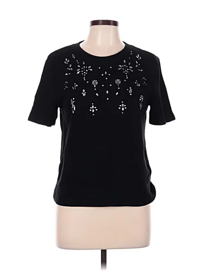 Pre-owned Zara Sweatshirt In Black