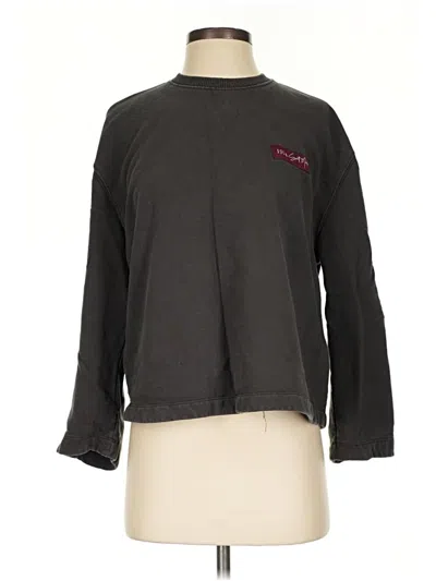 Pre-owned Zara Sweatshirt In Black