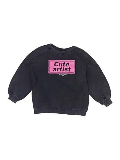 Pre-owned Zara Kids' Sweatshirt In Black