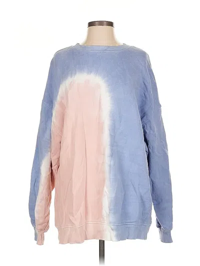 Pre-owned Zara Sweatshirt In Blue