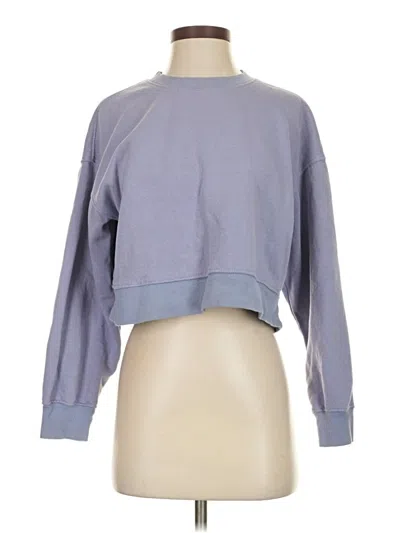 Pre-owned Zara Sweatshirt In Blue