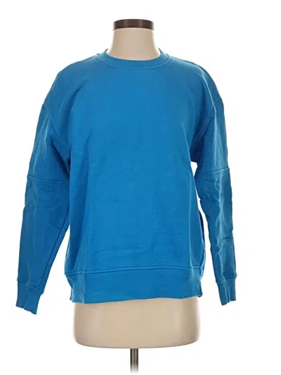 Pre-owned Zara Sweatshirt In Blue