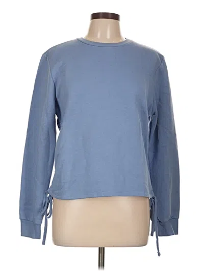 Pre-owned Zara Sweatshirt In Blue